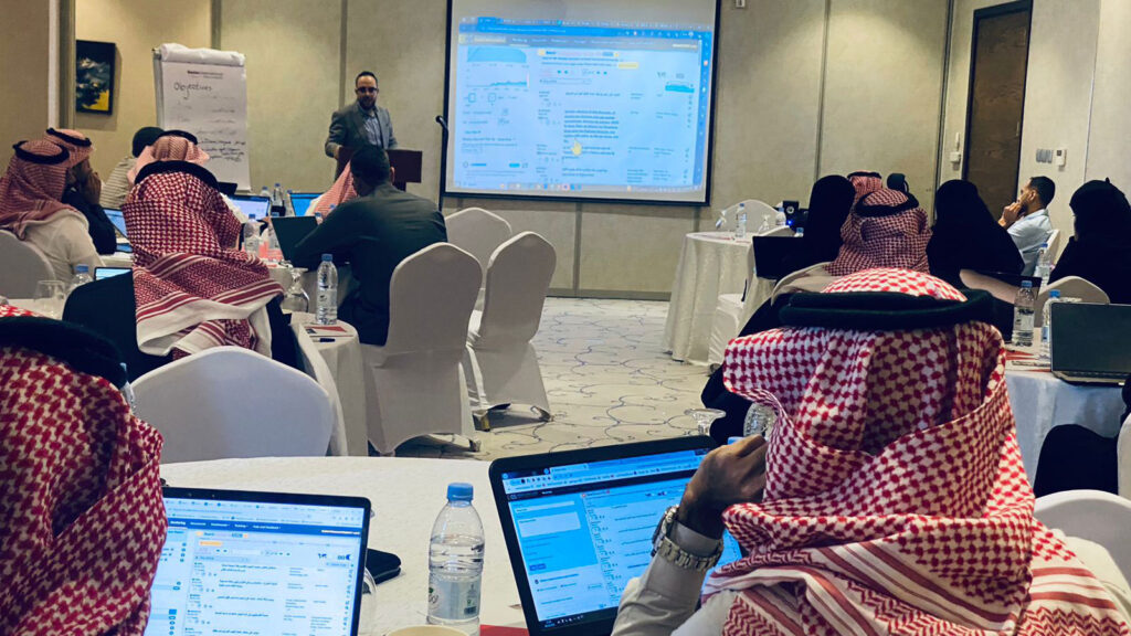 who leads eios training to strengthen disease surveillance in saudi arabia 1